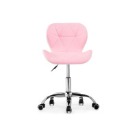 Стул Woodville Trizor whitе / pink 15337