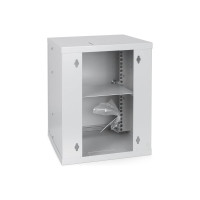 Телекоммуникационный настенный шкаф Cabeus 10" 8U дверь металл WSC-8Um