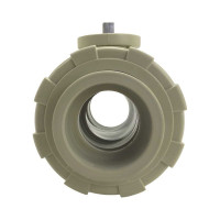 Двухходовой шаровой кран TECHNO 2050-PP полипропиленовый, под привод, DN50, рабочая температура -10~60C 650250