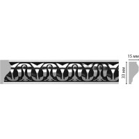 Молдинг Decomaster ДМ с рисунком 33x15x2400 мм 101B-63