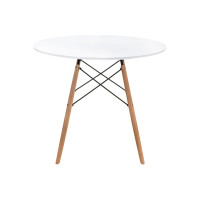 Деревянный стол Woodville Table 80 white, wood 15363