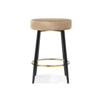 Барный стул Woodville Plato dark beige 15059