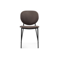 Стул Woodville Саранда кофе, черный глянец 494361