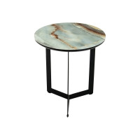 Журнальный стол Woodville Роб D-450 мрамор голубой 462094