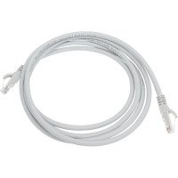 Неэкранированный патч-корд Cabeus U/UTP, категория 6а (10G), 2xRJ45/8p8c, серый, LSZH, 2м PC-UTP-RJ45-Cat.6a-2m-LSZH