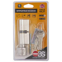 Цилиндровый механизм с вертушкой KALE KILIT 164 OBS SCE/100, 45+10+45 мм, никель, 5 кл. new 45179