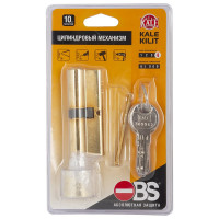 Цилиндровый механизм с вертушкой KALE KILIT 164 OBS SCE/80, 35+10+35 мм, латунь, 5 кл. new 45185