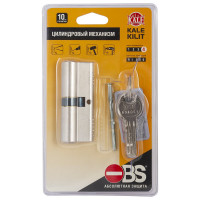 Цилиндровый механизм KALE KILIT 164 OBS SNE/80, 35+10+35 мм, никель, 5 кл. new 45171