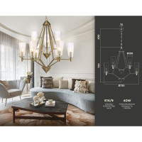 Подвесная люстра Ambrella Light TRADITIONAL TR3233