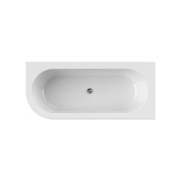 Акриловая ванна Cezares SLIM CORNER-180-80-60-R-NERO-SET
