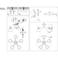 Потолочная люстра Ambrella Light TRADITIONAL TR303305