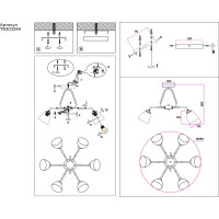 Люстра на штанге Ambrella Light TRADITIONAL TR303294