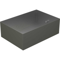 Металлическая коробка Экопласт BOX/8-12 с крышкой для заливки в пол 309x217x105мм, для люков 70083, 70012 70181