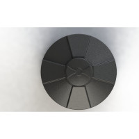 Рециклинговая емкость с крышкой Asplast рц700д EL-22P-CA-RC700L-DB