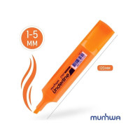 Текстовыделитель Munhwa underline оранжевый, 1-5 мм, 12 шт в упаковке ULF-11