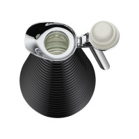 Вакуумный термокувшин со стеклянной колбой Alfi Achat Midnight black 1L 454110
