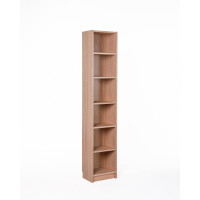 Стеллаж Гуд ЛАКК Варма 6 полок, 38x198x28, шпон дуб, беленый S00340