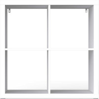 Стеллаж Гуд ЛАКК Фора 4 полки, 77x77x38, белый S00029