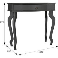 Подставка Мебелик Берже 11 серый графит 8310