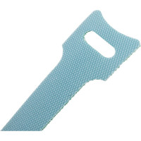 Хомут для кабеля Cabeus липучка с мягкой застежкой, 150x14 мм, зеленый, 10 шт. CLAMP-150-GN