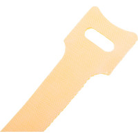 Хомут для кабеля Cabeus липучка с мягкой застежкой, 150x14 мм, желтый, 10 шт. CLAMP-150-YL