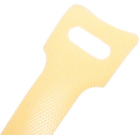 Хомут для кабеля Cabeus липучка с мягкой застежкой, 125x14 мм, желтый, 10 шт. CLAMP-125-YL