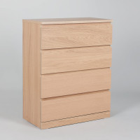 Комод Гуд ЛАКК Варма, 4 ящика, 80x100x40, шпон дуб, беленый S00258