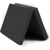Мат КМС № 8, 100x200x10, складной, 1 сложение, чёрный СГ000005594