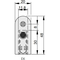 Автоматический порог Athmer m-12/30 ek/rs silicone l=930мм (ригель на стороне петель) 82515