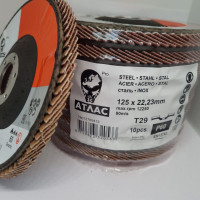 Диск лепестковый pro 125x22.2 мм, kx721, Р60 керамика, 10 шт Атлас 78072769413