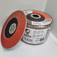 Диск лепестковый pro 125x22.2 мм, kx721, Р120 керамика, 10 шт Атлас 78072769415