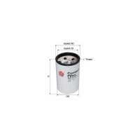 Фильтр системы охлаждения Sakura WC57010