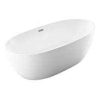 Акриловая ванна VINCEA 1600х780х580, цвет белый, слив-перелив в комплекте, хром VBT-405-1600