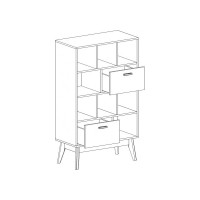 Стеллаж Мебельград Калгари гостиная 35061