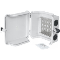 Распределительная коробка Cabeus (OUT) на 50 пар, 195x195x85 мм, IP 54, для улицы O-DB-50P
