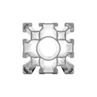Профиль конструкционный 80x80х2000 мм, паз 10 мм Алтервиа A11808010X2000