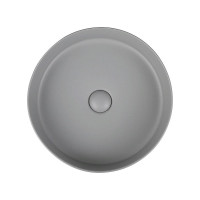 Керамическая раковина VINCEA 400x400x120, накладная, цвет матовый серый VBS-216MG
