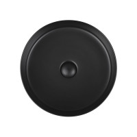 Керамическая раковина VINCEA 400x400x120, накладная, цвет матовый черный VBS-216MB