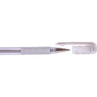 Гелевая ручка Pentel Hybrid gel Grip Metallic d 0.8 мм K118-Z серебристые чернила 670066