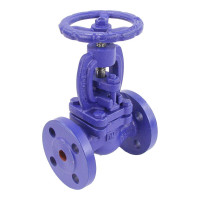 Клапан запорный сальниковый DN.ru 215A Ду15 Ру16 чугунный, фланцевый D090-00693