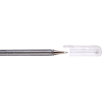 Гелевая ручка Pentel Hybrid Dual Metallic, d 1 мм K110-DZX серебро цвет чернил 670064