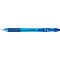 Автоматическая шариковая ручка Pentel Fine Line d 0.7 мм 12 шт BK417-C синие чернила 671345