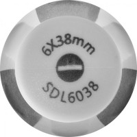 Стержневая шлицевая отвертка THORVIK SDL6038 SL6x38 мм 53687