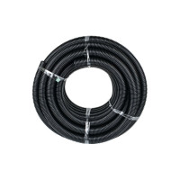Гофрированная труба EKF ПНД с протяжкой d50 мм (20 м) черная -Plast tpnd-50n