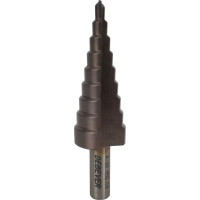 Сверло ступенчатое с прямой канавкой, 4-20 мм, 9 ступеней, HSS-Co DeBever Machining Solutions DB-CT4209