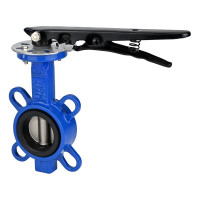 Дисковый поворотный затвор DN.ru WCB-316L-VITON Ду65 Ру16 с рукояткой D050-06606