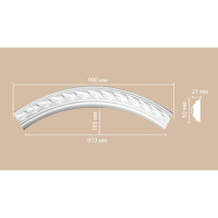 Радиус круга 1/4 Decomaster (Rнар. 700|Rвн. 650 мм) 898061-130