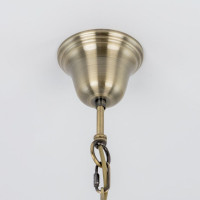 Подвесная люстра Citilux Базель с абажуром Кружево CL407134