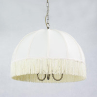 Подвесная люстра Citilux Базель с бежевым абажуром CL407131