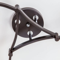 Поворотная люстра Citilux Берта Венге Хром CL126132